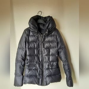 Zara Women X-Small Black Down Puffer Jacket